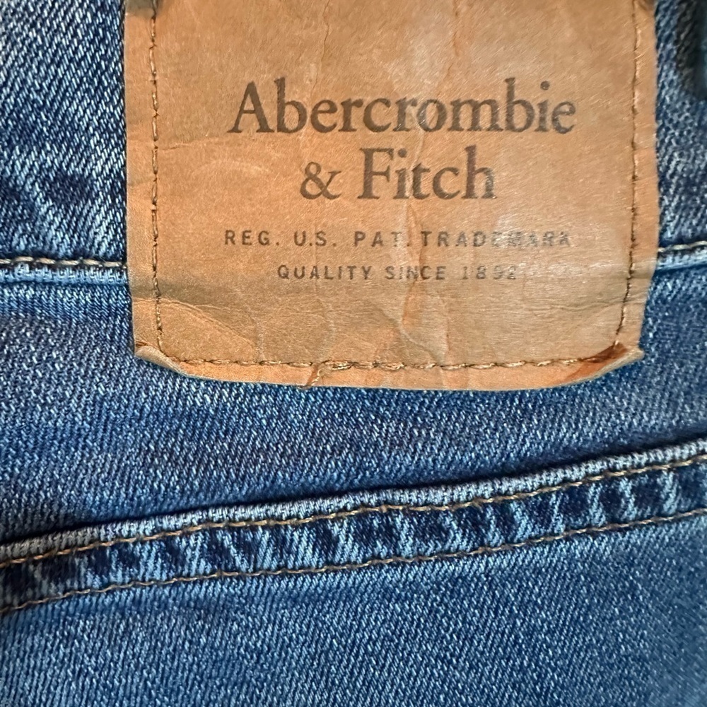 Abercrombie Fitch A&F Stretch Skinny Jeans Mens 30 x 32 Dark Wash Preppy - Picture 3 of 8
